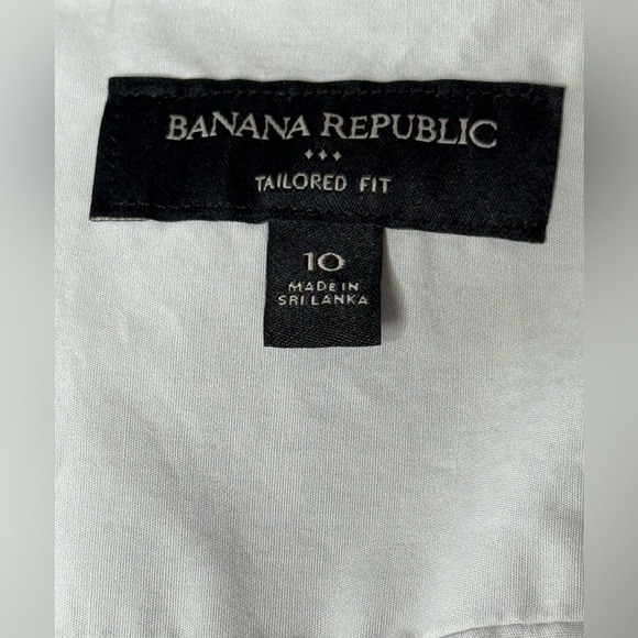 Banana Republic Factory Gray Long Sleeve Button Down Shirt size 10 - Picture 11 of 11